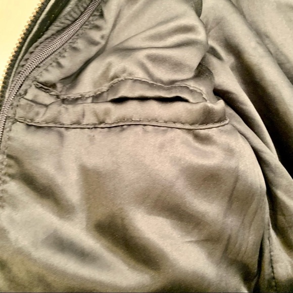 Force Leather Jacket Adult Size 6 Motorcycle Beaded Fringe Leather Vintage Women - Picture 10 of 10